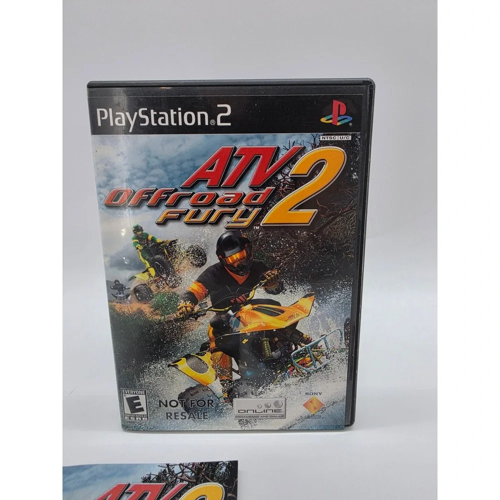 ATV Offroad Fury 2 PS2 PlayStation 2 Not For Resale Complete with Manual CIB
